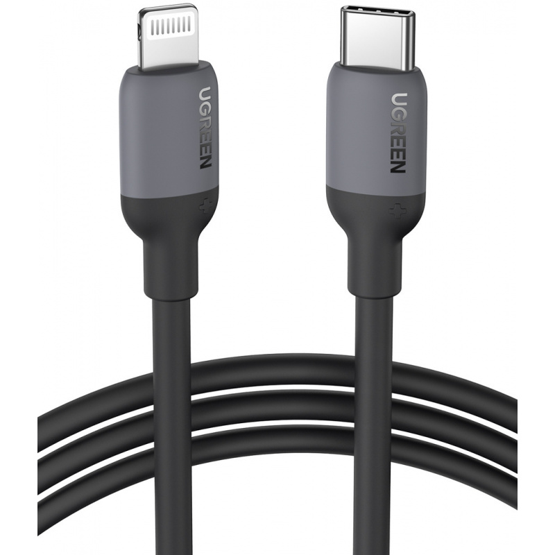 Buy UGREEN US387 USB-C to Lightning Cable, 1m (black) - 6957303823048 - UGR1164BLK - Homescreen.pl