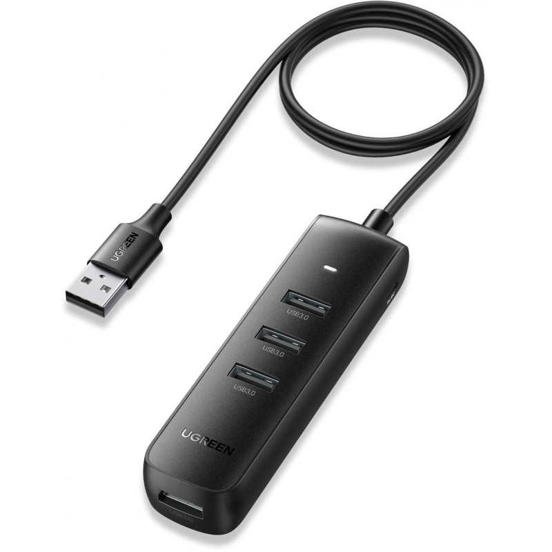 UGREEN CM416 4in1 USB to 4x USB adapter (black)