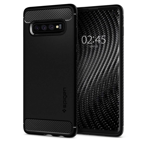 Kup Case Spigen Rugged Armor Samsung Galaxy S10 Matte Schwarz - SPN245BLK - {ean13} - Sklep Home Screen