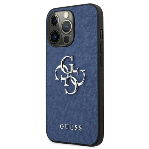 Kup Etui Guess GUHCP13XSA4GSBL Apple iPhone 13 Pro Max modrý/blue hardcase Saffiano 4G Metal Logo - GUE1521BLU - {ean13} - Sklep Home Screen