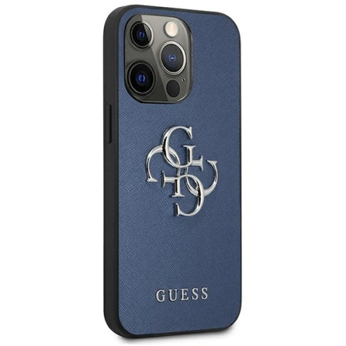 Kup Etui Guess GUHCP13XSA4GSBL Apple iPhone 13 Pro Max modrý/blue hardcase Saffiano 4G Metal Logo - GUE1521BLU - {ean13} - Sklep Home Screen