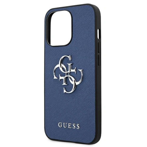 Kup Etui Guess GUHCP13XSA4GSBL Apple iPhone 13 Pro Max modrý/blue hardcase Saffiano 4G Metal Logo - GUE1521BLU - {ean13} - Sklep Home Screen