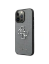 Buy Guess GUHCP13XSA4GSGR Apple iPhone 13 Pro Max grey hardcase Saffiano 4G Metal Logo - GUE1522GRY - {ean13} - Home Screen Store Europe