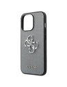 Buy Guess GUHCP13XSA4GSGR Apple iPhone 13 Pro Max grey hardcase Saffiano 4G Metal Logo - GUE1522GRY - {ean13} - Home Screen Store Europe