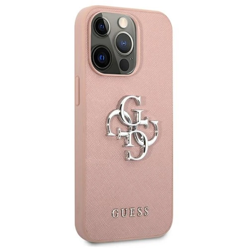 Kup Etui Guess GUHCP13XSA4GSPI Apple iPhone 13 Pro Max růžový/pink hardcase Saffiano 4G Metal Logo - GUE1523PNK - {ean13} - Sklep Home Screen