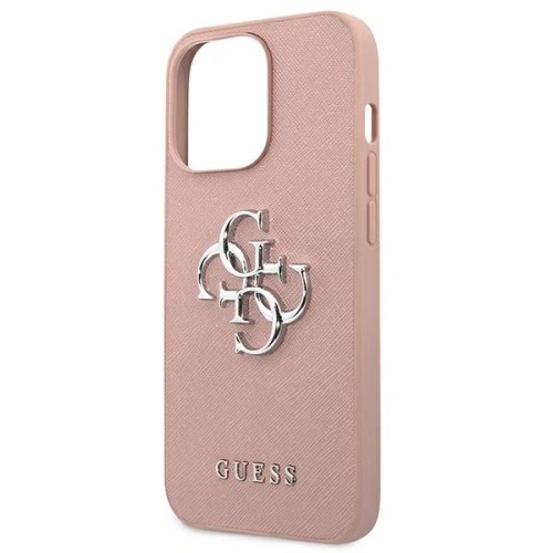 Kup Etui Guess GUHCP13XSA4GSPI Apple iPhone 13 Pro Max růžový/pink hardcase Saffiano 4G Metal Logo - GUE1523PNK - {ean13} - Sklep Home Screen