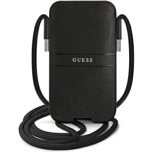 Kup Torebka Guess GUPHLPSASBBK 6,7 palce černá/black Saffiano Strap - GUE1524BLK - {ean13} - Sklep Home Screen