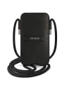 Torebka Guess GUPHLPSASBBK 6,7 cala czarny/black Saffiano Strap