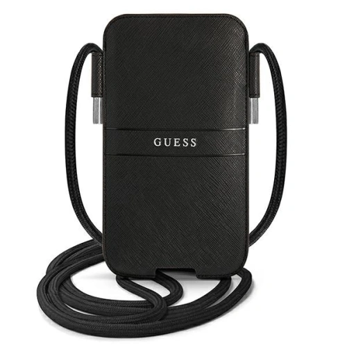Kup Torebka Guess GUPHMPSASBBK 6,1 palce černá/black Saffiano Strap - GUE1527BLK - {ean13} - Sklep Home Screen