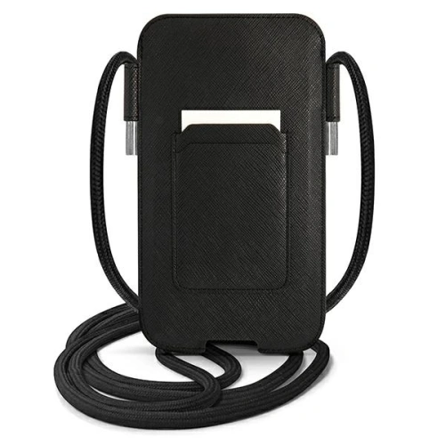 Kup Torebka Guess GUPHMPSASBBK 6,1 palce černá/black Saffiano Strap - GUE1527BLK - {ean13} - Sklep Home Screen