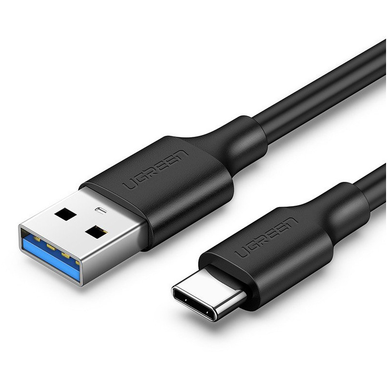 Buy Cable USB to USB-C 3.0 UGREEN US184, 2m (black) - 6957303828845 - UGR1176BLK - Homescreen.pl