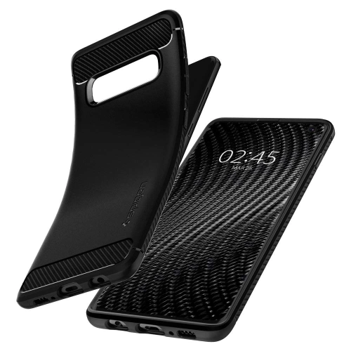 Kup Etui Spigen Rugged Armor Samsung Galaxy S10 Matte Black - SPN245BLK - {ean13} - Sklep Home Screen