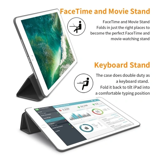 Kup Etui Tech-Protect Smartcase Apple iPad 9.7 2017/2018 (5. és 6. generáció) Fekete - THP770BLK - {ean13} - Sklep Home Screen