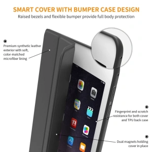 Kup Etui Tech-Protect Smartcase Apple iPad Air 9.7 2014 (2. generációs) Fekete - THP771BLK - {ean13} - Sklep Home Screen