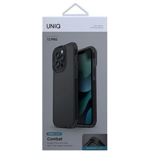 Kup Etui UNIQ Combat Apple iPhone 13 Pro aramid füst - UNIQ530ARASMO - {ean13} - Sklep Home Screen