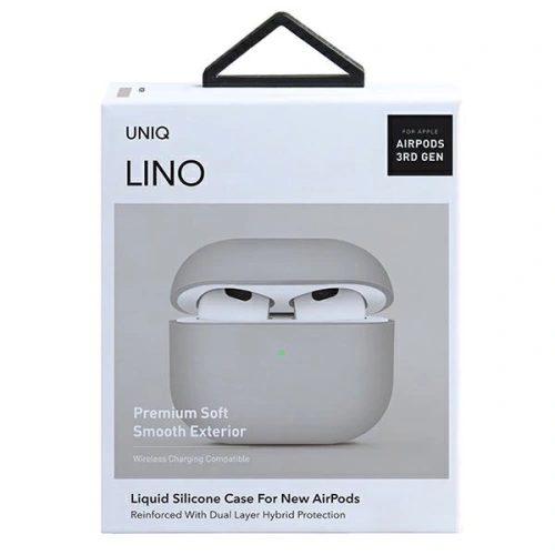 Kup Etui UNIQ Lino Apple AirPods 3 Silicon bej/beige - UNIQ534BEI - {ean13} - Sklep Home Screen