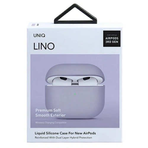 Kup Etui UNIQ Lino Apple AirPods 3 Szilikon levendula - UNIQ535LAV - {ean13} - Sklep Home Screen