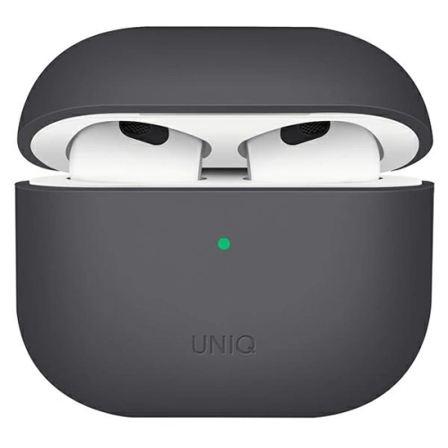 Kup Apple UNIQ Lino Case AirPods 3 Silikon grau/aschgrau - UNIQ537GRY - {ean13} - Sklep Home Screen