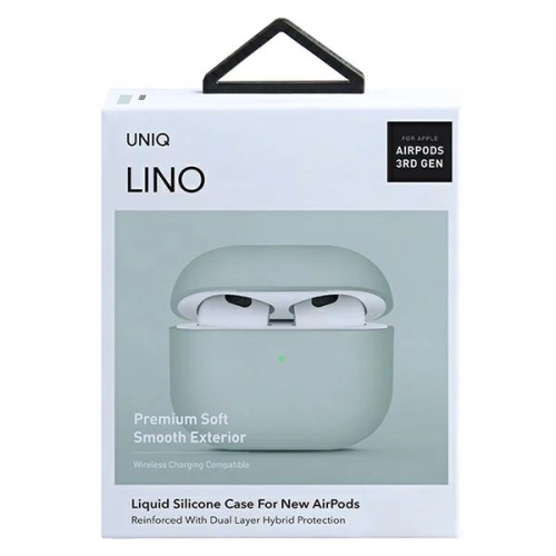 Kup Apple UNIQ Lino Case AirPods 3 Silikon grün/mintgrün - UNIQ538MNT - {ean13} - Sklep Home Screen