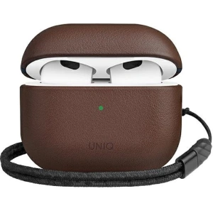 Kup Etui UNIQ Terra Apple AirPods 3 Genuine Leather brązowy/brown - UNIQ539BR - {ean13} - Sklep Home Screen