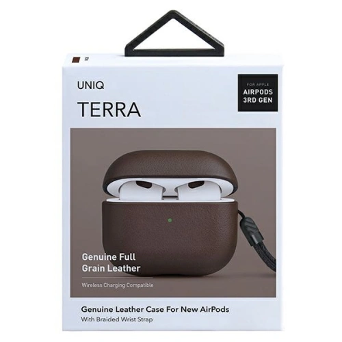 Kup Apple UNIQ Terra Tasche AirPods 3 Echtes Leder braun/braun - UNIQ539BR - {ean13} - Sklep Home Screen