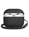 Apple UNIQ Terra Tasche AirPods 3 Echtes Leder schwarz/schwarz