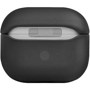 Etui UNIQ Terra Apple AirPods 3 z pravé kůže černé/black