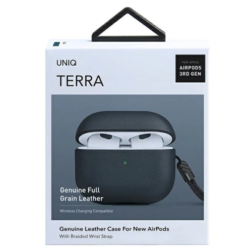 Kup Etui UNIQ Terra Apple AirPods 3 valódi bőr kék/tengeri kék - UNIQ541BLU - {ean13} - Sklep Home Screen