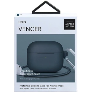 Kup Etui UNIQ Vencer Apple AirPods 3 Silicone niebieski/nautical blue - UNIQ542BLU - {ean13} - Sklep Home Screen