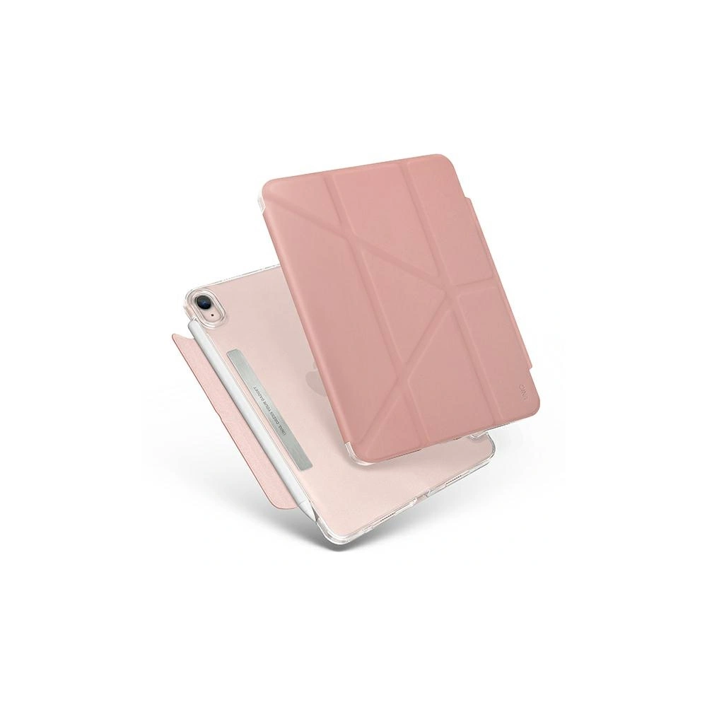 Etui UNIQ Camden Apple iPad mini 2021 (6. generacji) / iPad mini 8.3" 2024 (7. generacji) różowy/peony pink Antimicrobial