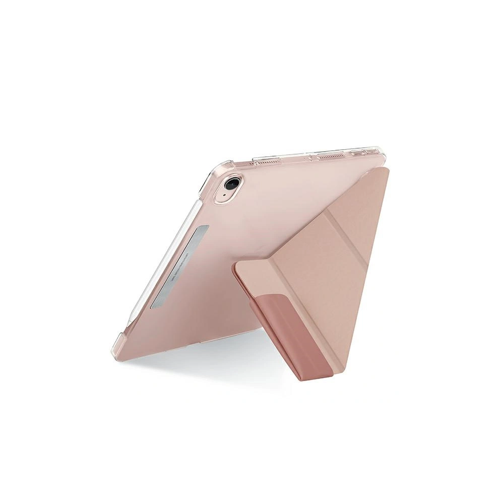 Etui UNIQ Camden Apple iPad mini 2021 (6. generacji) / iPad mini 8.3" 2024 (7. generacji) różowy/peony pink Antimicrobial