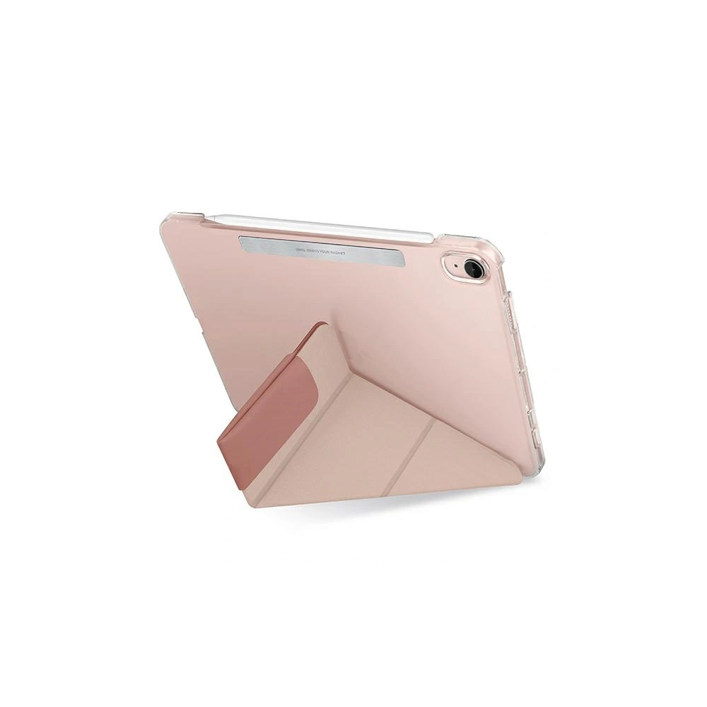 Etui UNIQ Camden Apple iPad mini 2021 (6. generacji) / iPad mini 8.3" 2024 (7. generacji) różowy/peony pink Antimicrobial