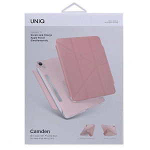 Kup Etui UNIQ Camden Apple iPad mini 2021 (6. generációs) / iPad mini 8.3" 2024 7gen rózsaszín/peónia rózsaszín Antimikrobiális - UNIQ543PNK - {ean13} - Sklep Home Screen