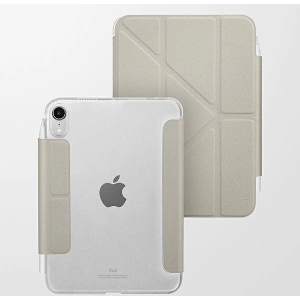 Kup Etui UNIQ Camden Apple iPad mini 2021 (6. generációs) / iPad mini 8.3" 2024 7gen szürke/fossil grey Antimicrobial - UNIQ544GRY - {ean13} - Sklep Home Screen