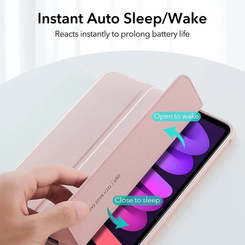 Kup Etui ESR Rebound Hybrid Apple iPad mini 2021 (6. generációs) / iPad mini 8.3" 2024 7gen Frosted Pink - ESR441PNK - {ean13} - Sklep Home Screen