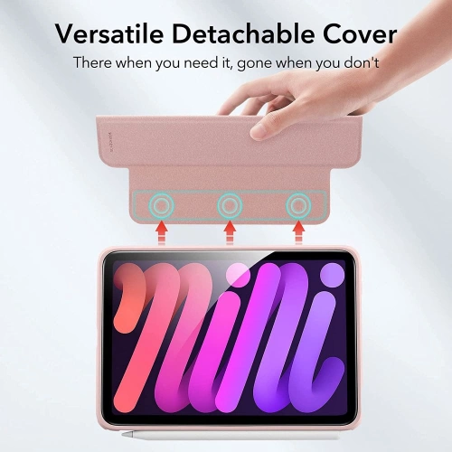 Kup Etui ESR Rebound Hybrid Apple iPad mini 2021 (6. generációs) / iPad mini 8.3" 2024 7gen Frosted Pink - ESR441PNK - {ean13} - Sklep Home Screen