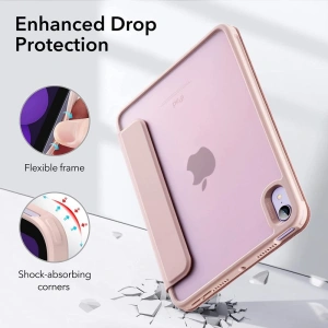 Kup Etui ESR Rebound Hybrid Apple iPad mini 2021 (6. generációs) / iPad mini 8.3" 2024 7gen Frosted Pink - ESR441PNK - {ean13} - Sklep Home Screen