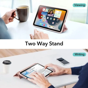 Kup Etui ESR Rebound Hybrid Apple iPad mini 2021 (a 6-a generație) / iPad mini 8.3" 2024 7gen Roz înghețat - ESR441PNK - {ean13} - Sklep Home Screen