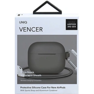 Kup Etui UNIQ Vencer Apple AirPods 3 Silicone beżowy/dark sand - UNIQ555DARSAN - {ean13} - Sklep Home Screen