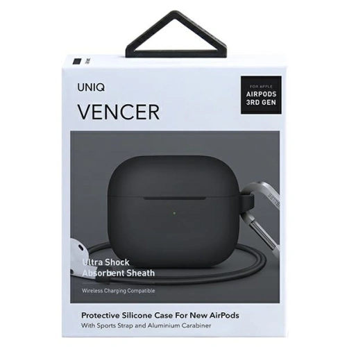 Kup Etui UNIQ Vencer Apple AirPods 3 szilikon szürke/sötétszürke - UNIQ557DARGRY - {ean13} - Sklep Home Screen