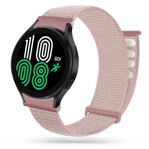 Kup Pasek Tech-Protect Nylon Samsung Galaxy Watch 4 40/42/44/46mm Roz Perlă - THP782PEAPNK - {ean13} - Sklep Home Screen