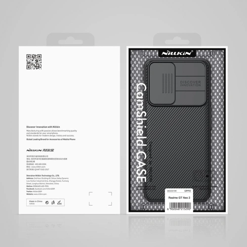 Kup Etui Nillkin Camshield Realme GT Neo 2 Negru - NLK036BLK - {ean13} - Sklep Home Screen