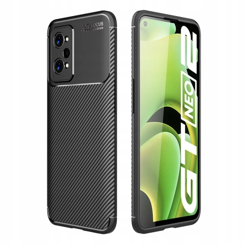 Kup Etui Tech-Protect TPUCarbon Realme GT Neo 2 černé - THP792BLK - {ean13} - Sklep Home Screen