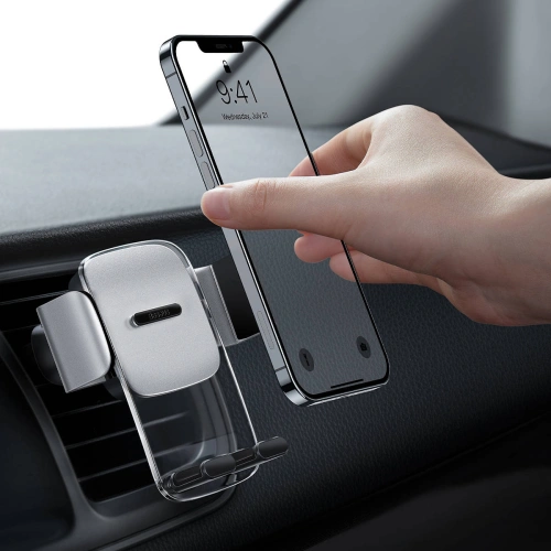 Buy Baseus Easy Control Clamp Car Mount Holder Vent (gray) - BSU2921GRY - {ean13} - Home Screen Store Europe