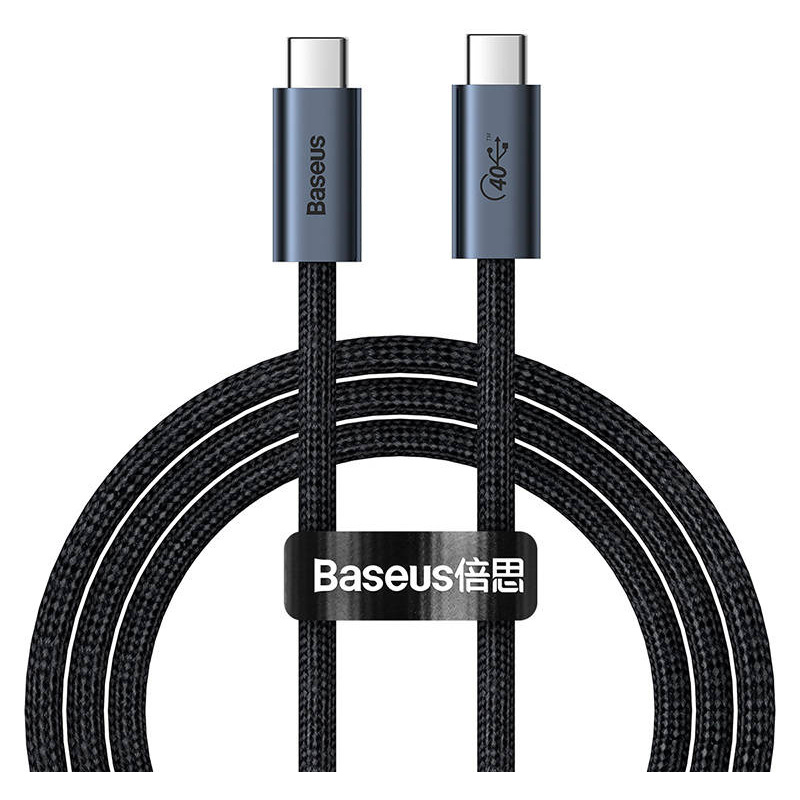 Buy Baseus Flash Series Cable USB-C to USB-C, USB 4, 100W, 1m (black) - 6932172600228 - BSU2922BLK - Homescreen.pl