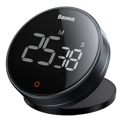 Buy Baseus heyo Pro Dark rotation countdown timer Grey - BSU2924GRY - {ean13} - Home Screen Store Europe