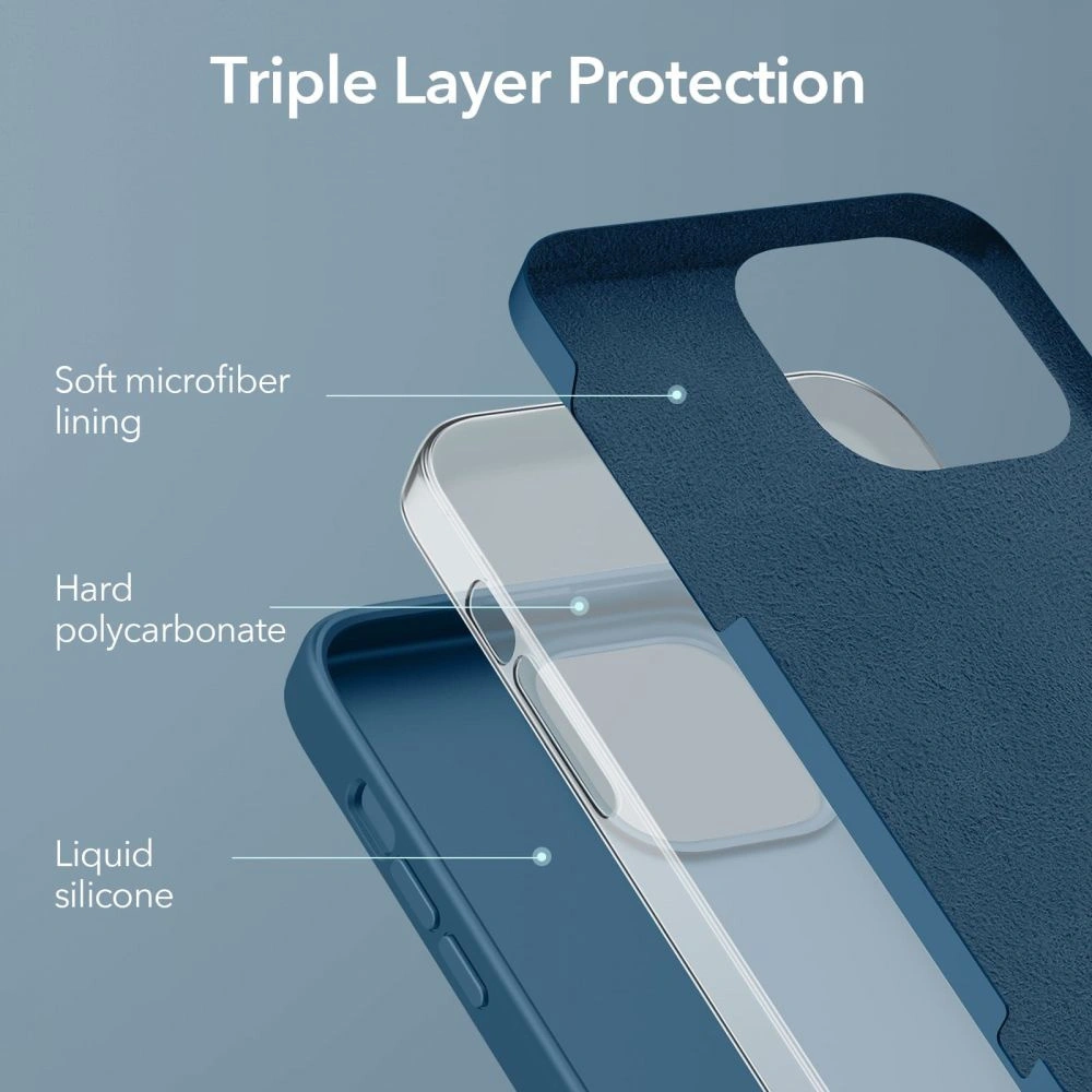 Etui ESR Cloud Soft Apple iPhone 13 Blue