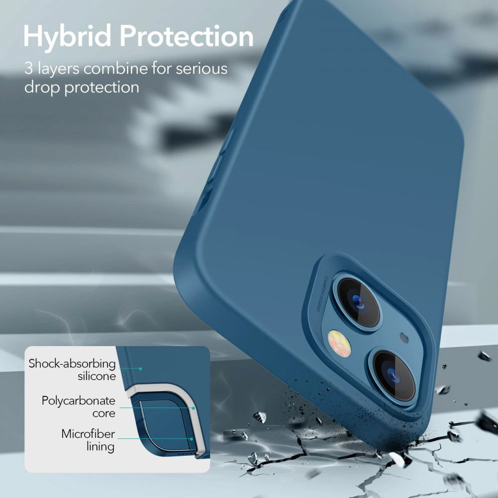 Etui ESR Cloud Soft Apple iPhone 13 Blue