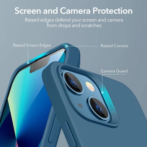 Buy ESR Cloud Soft Apple iPhone 13 Blue - ESR447BLU - {ean13} - Home Screen Store Europe