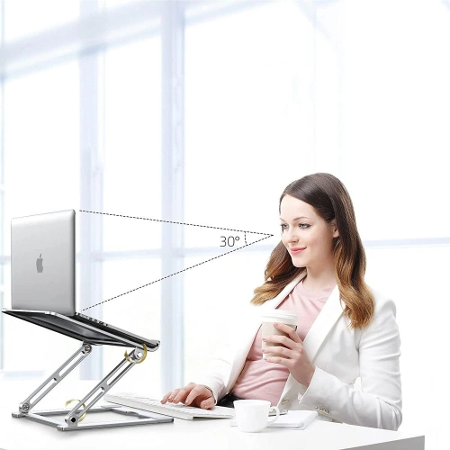 Buy Tech-Protect Prodesk Universal Laptop Stand Grey - THP794GRY - {ean13} - Home Screen Store Europe
